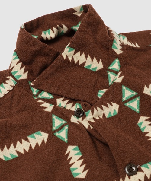 NAVAJO PRINT FLANNEL SHIRT AGED（シャツ/ブラウス）｜BOW WOW