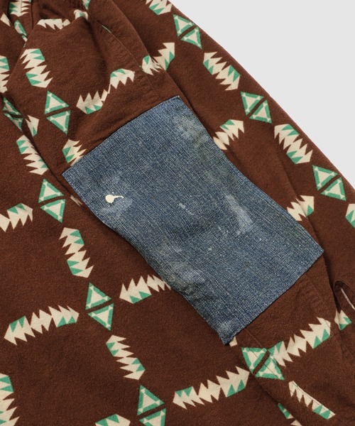 NAVAJO PRINT FLANNEL SHIRT AGED（シャツ/ブラウス）｜BOW WOW