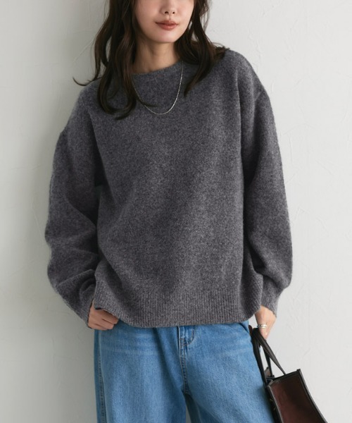 セール】ウールMIXオーバーサイズニット（ニット/セーター）｜Pierrot