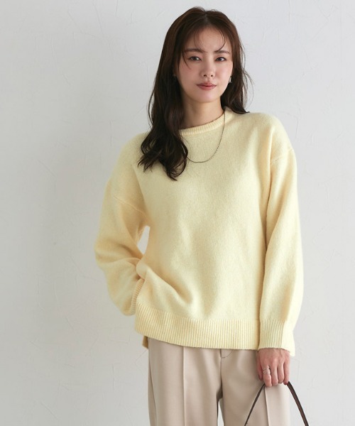 セール】ウールMIXオーバーサイズニット（ニット/セーター）｜Pierrot