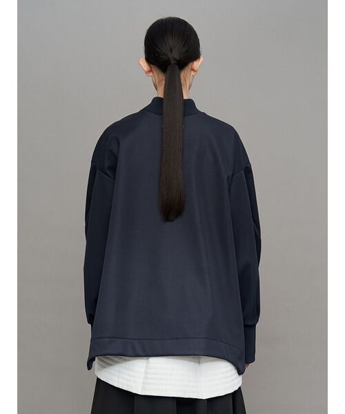 UN3D.（アンスリード）の「ROUND HEM 3LAYER FLEECE TOP / ラウンドヘムスリーレイヤーフリーストップ（Tシャツ/カットソー・レディース・ブラック/その他1・36/38）」の4枚目の写真