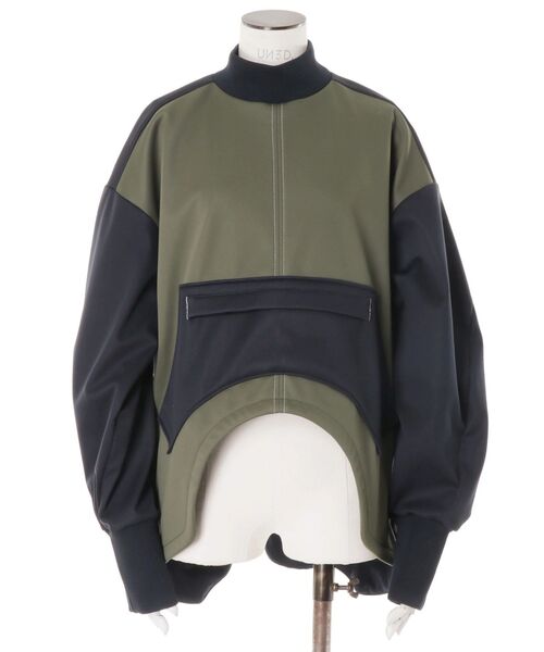 UN3D.（アンスリード）の「ROUND HEM 3LAYER FLEECE TOP / ラウンドヘムスリーレイヤーフリーストップ（Tシャツ/カットソー・レディース・ブラック/その他1・36/38）」の19枚目の写真