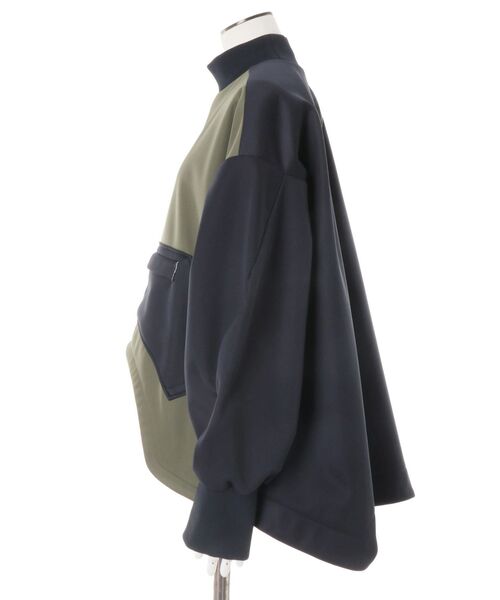 UN3D.（アンスリード）の「ROUND HEM 3LAYER FLEECE TOP / ラウンドヘムスリーレイヤーフリーストップ（Tシャツ/カットソー・レディース・ブラック/その他1・36/38）」の20枚目の写真