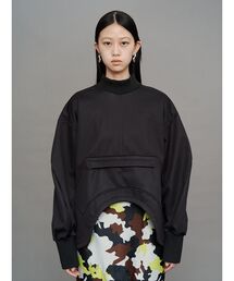 UN3D.(アンスリード)の「ROUND HEM 3LAYER FLEECE TOP ラウンドヘムスリーレイヤーフリーストップ(Tシャツ/カットソー)」