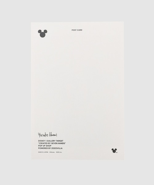 Disney(ディズニー)の「Post card designed by YUSUKE HANAI(ステーショナリー・メンズ・その他2/その他1/その他・FREE)」の4枚目の写真