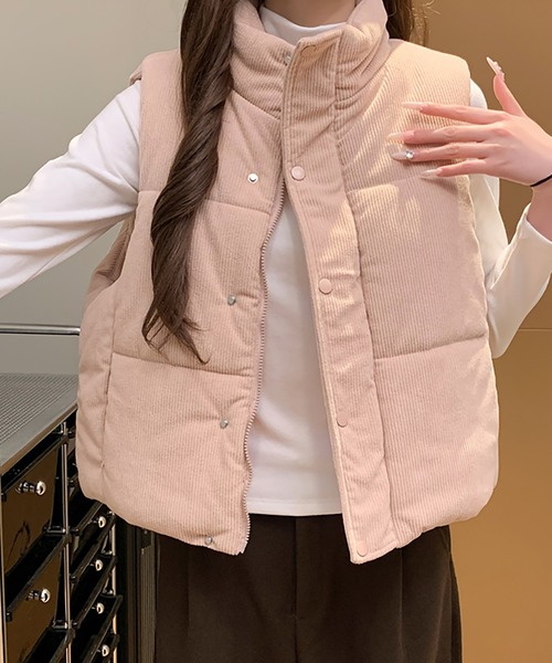 kolor ダウンベスト　コーデュロイ kolor ダウンベストコーデュロイ