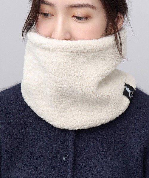 セール】ボア×ファー リバーシブル ネックウォーマー（ネック