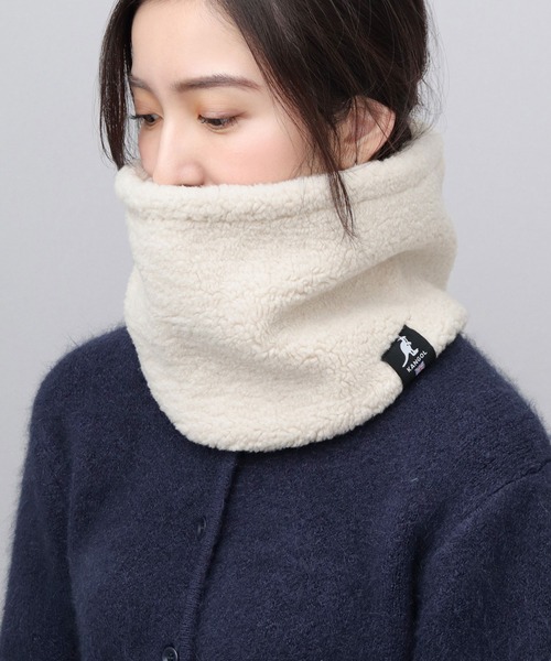セール】ボア×ファー リバーシブル ネックウォーマー（ネック