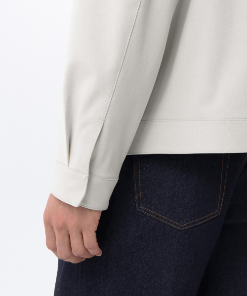 MUSINSA STANDARD（ムシンサスタンダード）の「リラックスドミニマルジャケット [ダスティクリーム]（ブルゾン・メンズ・その他・MEDIUM/LARGE/X-LARGE/XX-LARGE）」の2枚目の写真