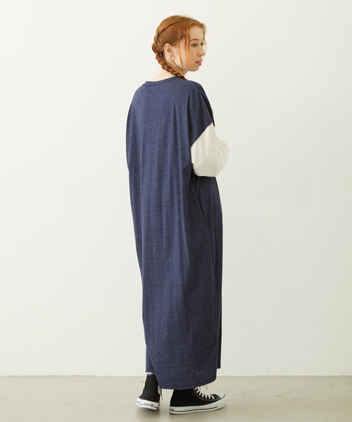 MILKFED.(ミルクフェド)の「COLLEGE LOGO LONG DRESS(ワンピース・レディース・ブラック/ブラウン/ネイビー・ONE SIZE)」の13枚目の写真