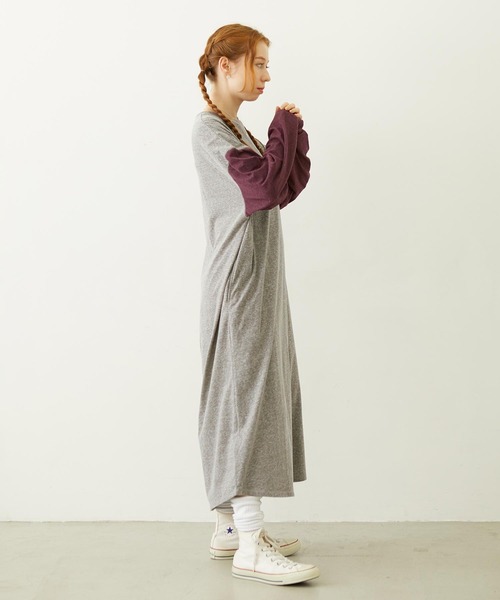 MILKFED.(ミルクフェド)の「COLLEGE LOGO LONG DRESS(ワンピース・レディース・ブラック/ブラウン/ネイビー・ONE SIZE)」の21枚目の写真