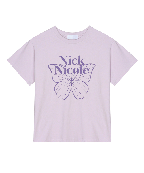 NICK&NICOLE（ニックアンドニコール）の「BIG BUTTERFLY SLEEVE TOP_PUPPLE VIOLET（Tシャツ/カットソー・レディース・その他・FREE）」の5枚目の写真