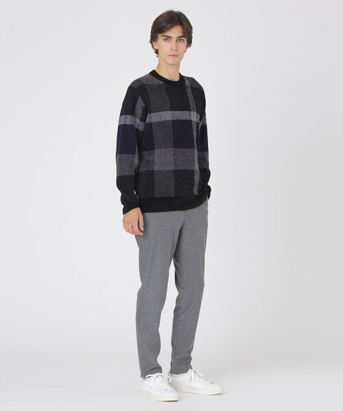 セール】フェザークレストブリッジチェックニット（ニット/セーター