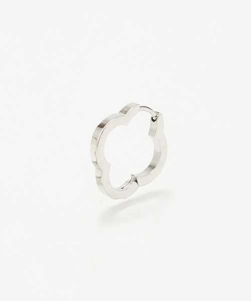 Phoebe（フィービィー）の「【金属アレルギー対応】ストレートワンタッチフープピアス/サージカルステンレス（片耳）（ピアス（片耳用）・レディース・シルバー系2/ゴールド系1/シルバー系1/ゴールド系2・FREE）」の2枚目の写真