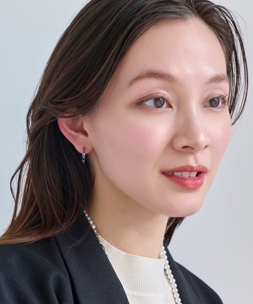 Phoebe（フィービィー）の「【金属アレルギー対応】ストレートワンタッチフープピアス/サージカルステンレス（片耳）（ピアス（片耳用）・レディース・シルバー系2/ゴールド系1/シルバー系1/ゴールド系2・FREE）」の14枚目の写真