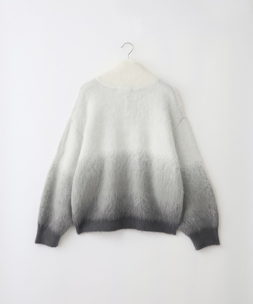 SERACE】Loose shaggy gradation drivers knit / ルーズシャギー