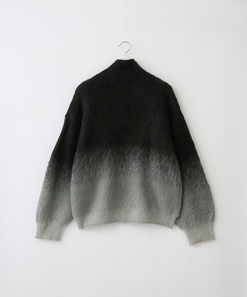 SERACE】Loose shaggy gradation drivers knit / ルーズシャギー