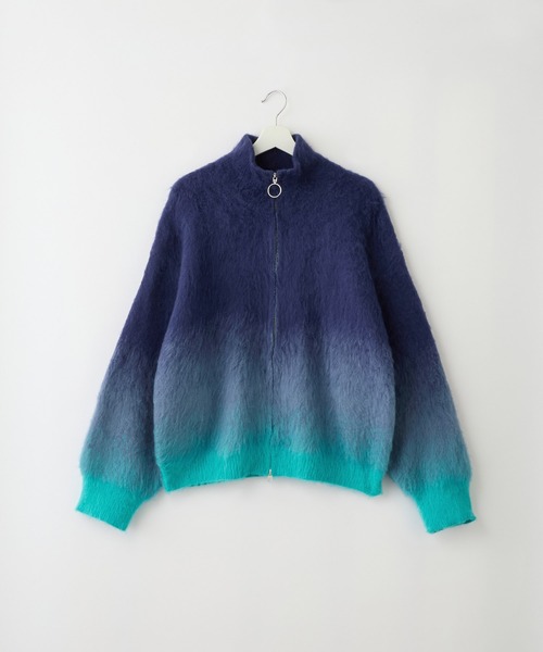 SERACE】Loose shaggy gradation drivers knit / ルーズシャギー