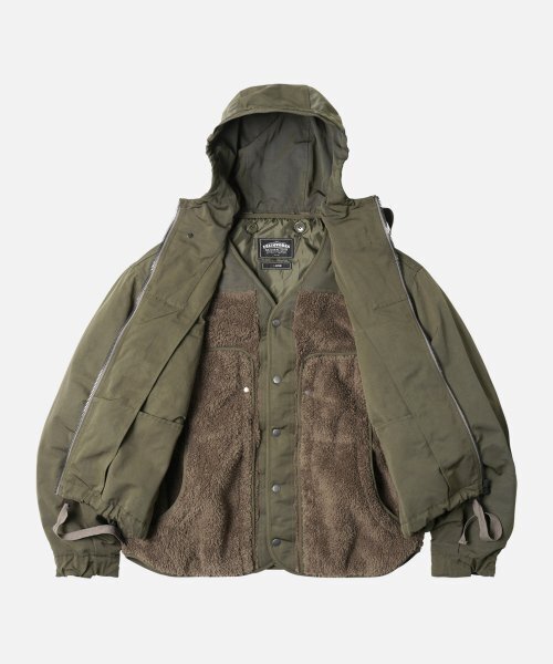 FRIZMWORKS(フリズムワークス)の「SMOCK HOODED PARKA 002 _ OLIVE(その他アウター・レディース・その他・LARGE/X-LARGE/SMALL/MEDIUM)」の2枚目の写真