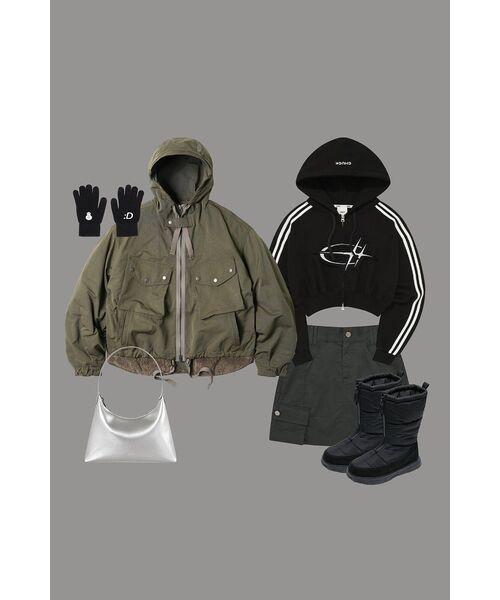 FRIZMWORKS(フリズムワークス)の「SMOCK HOODED PARKA 002 _ OLIVE(その他アウター・レディース・その他・LARGE/X-LARGE/SMALL/MEDIUM)」の13枚目の写真
