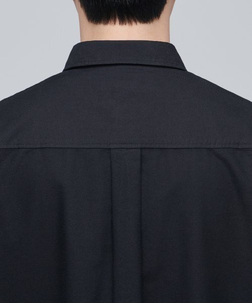 MUSINSA STANDARD（ムシンサスタンダード）の「特大オックスフォード半袖シャツ[ブラック]（シャツ/ブラウス・メンズ・その他・SMALL/MEDIUM/LARGE/X-LARGE/XX-LARGE）」の10枚目の写真
