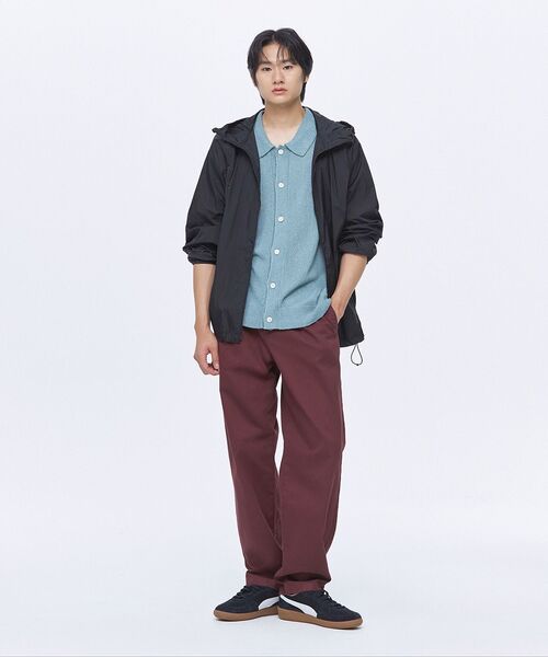 MUSINSA STANDARD（ムシンサスタンダード）の「ブークルカラー半袖カーディガン [ダスティミント]（カーディガン/ボレロ・メンズ・その他・SMALL/X-LARGE/XX-LARGE/LARGE/MEDIUM）」の8枚目の写真