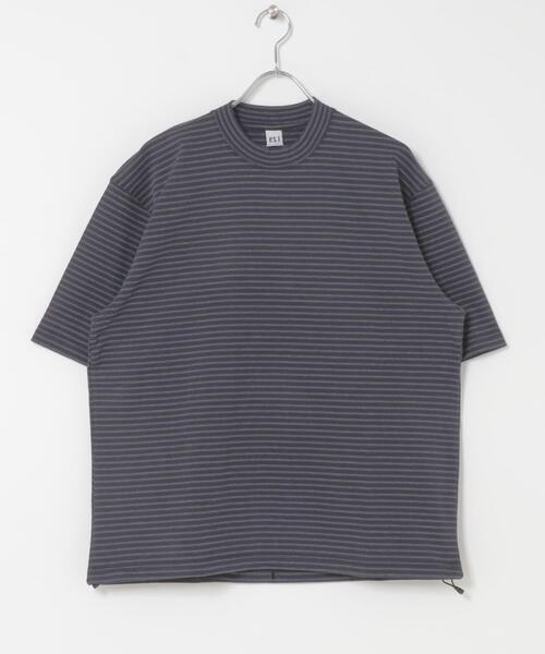 ES.1(エスアイ)の「ES.1 Border SS T-shirts(Tシャツ/カットソー・メンズ・ブラック/ネイビー・LARGE/MEDIUM/X-LARGE)」の1枚目の写真