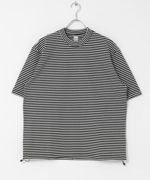 ES.1(エスアイ)の「ES.1 Border SS T-shirts(Tシャツ/カットソー・メンズ・ブラック/ネイビー・LARGE/MEDIUM/X-LARGE)」の2枚目の写真