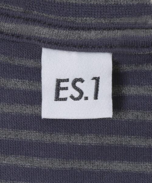 ES.1(エスアイ)の「ES.1 Border SS T-shirts(Tシャツ/カットソー・メンズ・ブラック/ネイビー・LARGE/MEDIUM/X-LARGE)」の8枚目の写真