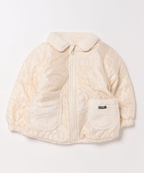 RAGMART（ラグマート）の「リバーシブルジャケット（ナイロンジャケット・キッズ・アイボリー/ブラック・120cm/100cm/130cm/110cm）」の2枚目の写真