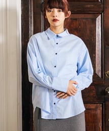 mysty woman | ラウンドヘムレギュラーカラーシャツ 634889(シャツ/ブラウス)