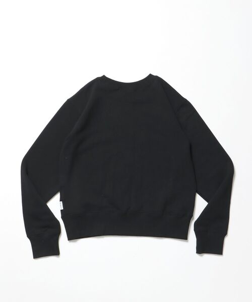 BEN DAVIS/WHITE LABEL（ベンデイビス ホワイトラベル）の「【BEN DAVIS（ベンデイビス）】70'S FIT CRACK LOGO CREW / スウェット クルーネック 裏毛 長袖 短丈 ロゴプリント（スウェット・メンズ・グレー/ブラック/ネイビー・X-LARGE/LARGE/MEDIUM）」の5枚目の写真