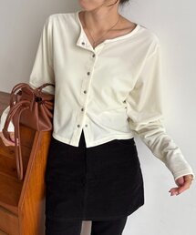 CAPRICIEUX LE'MAGE | ベロアカーディガン(Tシャツ/カットソー)