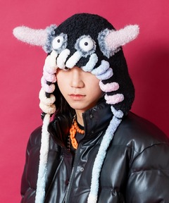 ブランド古着】PANDA BEANIE パンダビーニー Pロゴ ニットキャップ
