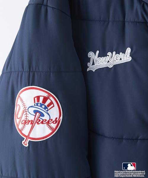 MLB(メジャーリーグベースボール)の「【MLB/メジャーリーグベースボール】スタンドパディングジャケット 中綿(ブルゾン・メンズ・スミクロ/ネイビー/ブラック・LARGE/MEDIUM/X-LARGE)」の13枚目の写真