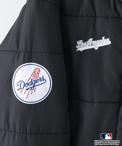 MLB(メジャーリーグベースボール)の「【MLB/メジャーリーグベースボール】スタンドパディングジャケット 中綿(ブルゾン・メンズ・スミクロ/ネイビー/ブラック・LARGE/MEDIUM/X-LARGE)」の12枚目の写真
