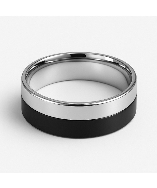 MARK-4（マーク4）の「EBONY & SILVER RING（リング・メンズ・その他・23号/21号/18号/15号/12号）」の4枚目の写真