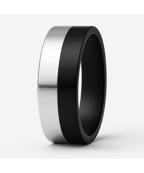 MARK-4（マーク4）の「EBONY & SILVER RING（リング・メンズ・その他・23号/21号/18号/15号/12号）」の2枚目の写真