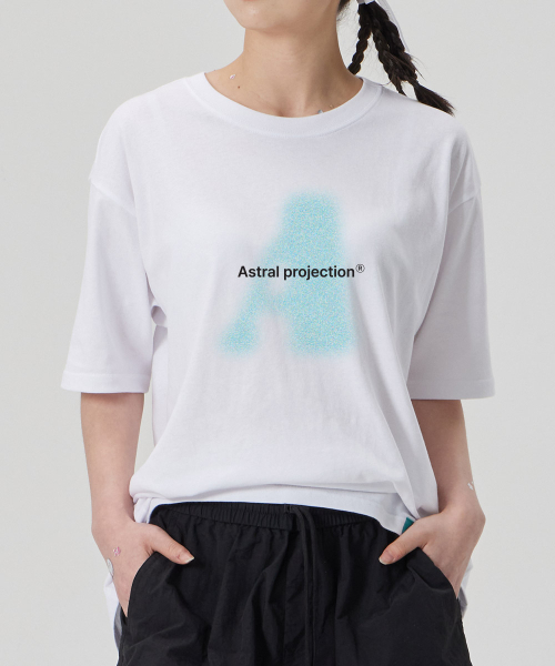 ASTRAL PROJECTION（アストラルプロジェクション）の「[ビッグエイ]コットンルーズフィット半袖Tシャツ_ホワイト（Tシャツ/カットソー・メンズ・その他・XX-LARGE/LARGE/MEDIUM/X-LARGE）」の3枚目の写真
