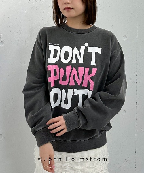 archives(アルシーヴ)の「John Holmstrom Sweatshirt(スウェット・レディース・ブラック・LARGE)」の1枚目の写真