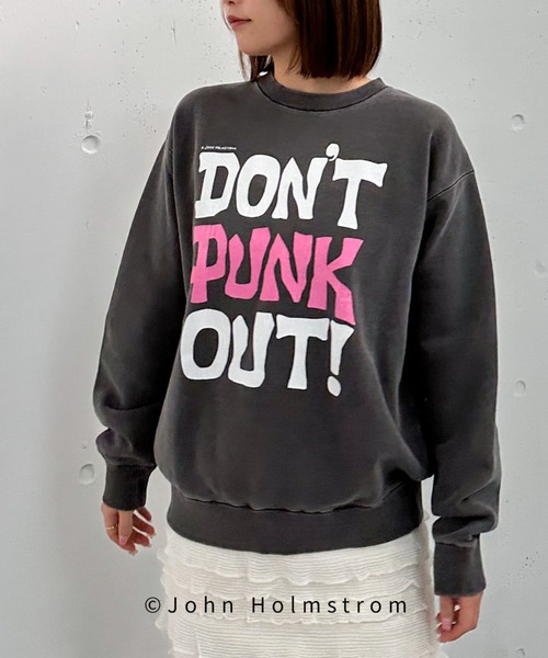 archives(アルシーヴ)の「John Holmstrom Sweatshirt(スウェット・レディース・ブラック・LARGE)」の4枚目の写真
