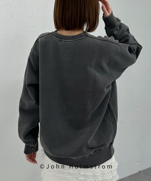 archives(アルシーヴ)の「John Holmstrom Sweatshirt(スウェット・レディース・ブラック・LARGE)」の7枚目の写真