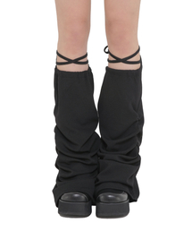 UGLY SHADOW（アグリーシャドウ）の「シャーリングレッグウォーマー（ブラック）（レッグウォーマー）」