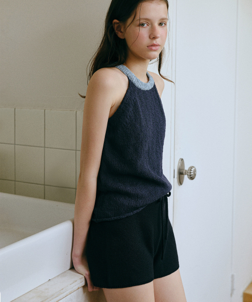 ANDNEEDS(アンドニーズ)の「Summer knit shorts (black)(その他パンツ・レディース・その他・FREE)」の2枚目の写真