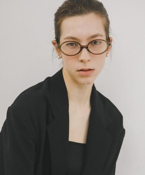URBAN RESEARCH(アーバンリサーチ)の「decor『デコール』 Eyewear Round(メガネ・レディース・ブラウン/カーキ・-)」の1枚目の写真