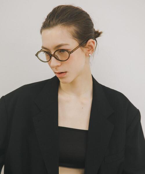 URBAN RESEARCH(アーバンリサーチ)の「decor『デコール』 Eyewear Round(メガネ・レディース・ブラウン/カーキ・-)」の5枚目の写真