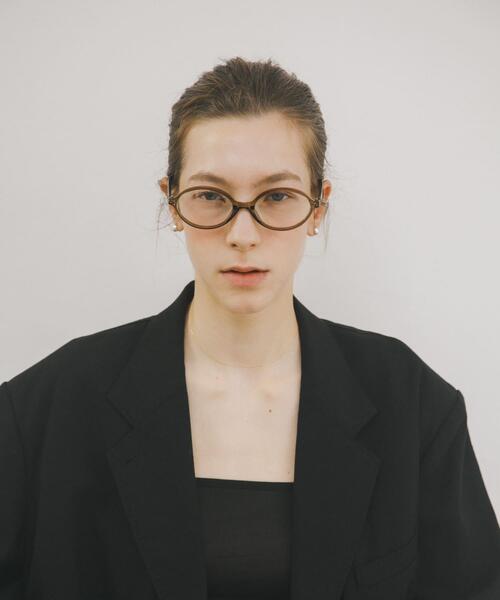URBAN RESEARCH(アーバンリサーチ)の「decor『デコール』 Eyewear Round(メガネ・レディース・ブラウン/カーキ・-)」の6枚目の写真