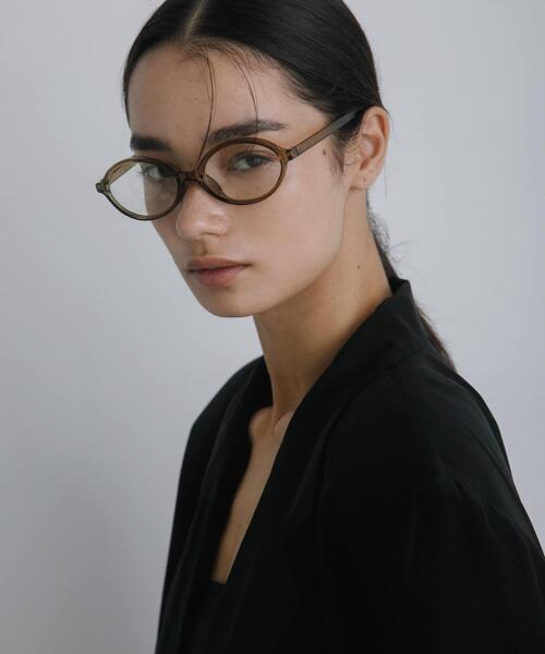 URBAN RESEARCH(アーバンリサーチ)の「decor『デコール』 Eyewear Round(メガネ・レディース・ブラウン/カーキ・-)」の7枚目の写真