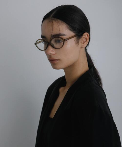 URBAN RESEARCH(アーバンリサーチ)の「decor『デコール』 Eyewear Round(メガネ・レディース・ブラウン/カーキ・-)」の8枚目の写真