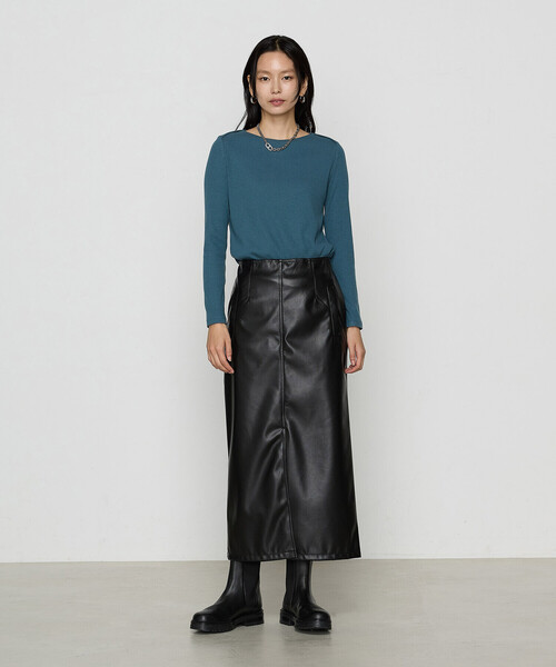 COMME CA(コムサ)の「〔 Sサイズ 〕 ラグウォーム リブ プルオーバー(Tシャツ/カットソー・レディース・ブラック/オフホワイト・5号)」の15枚目の写真